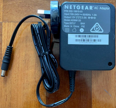 NETGEAR AC/DC 12V 3.5A Power Supply Adaptor MODEM ROUTER (Used) | eBay