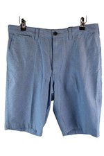 MArks  Spencer Mens Blue Cotton Chino Bermuda Shorts W32 summer beach holiday