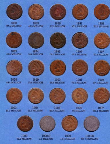 Lot de 55 centimes indiens 1857 1858 1861 1866 1867 1968 1869 1870 1871 1872 1875 1876 - Photo 4 sur 17