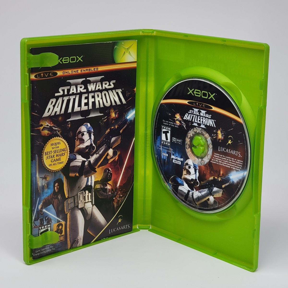 Star Wars: Battlefront II 2 (Original Xbox) Black Label CIB