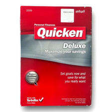 Intuit Quicken Deluxe 2009 For Windows XP/Vista NOT for Win 10/11
