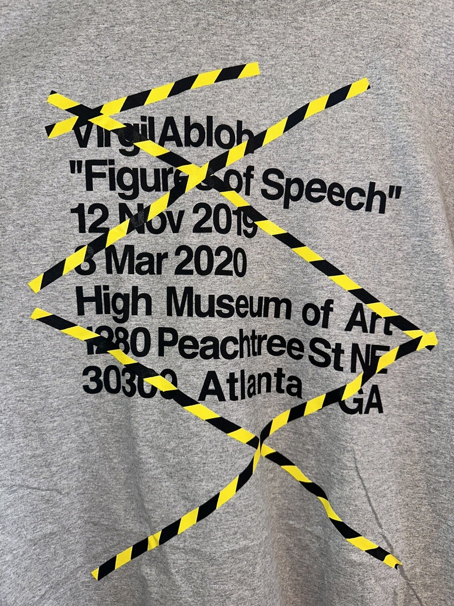OFF-WHITE Designer Virgil Abloh FIGURES OF SPEECH T-Shirt