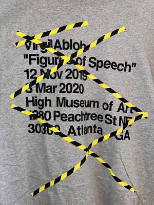 OFF-WHITE Designer Virgil Abloh FIGURES OF SPEECH T-Shirt Atlanta