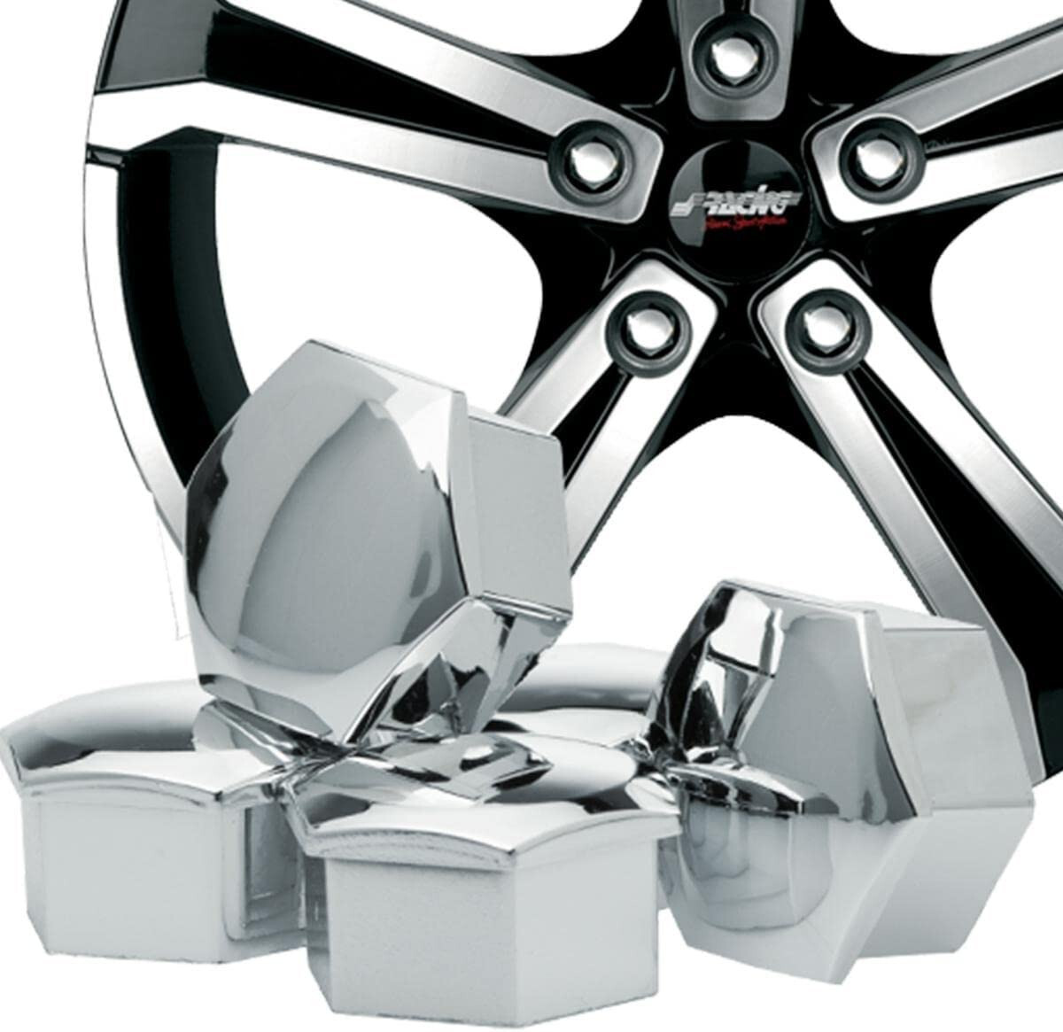 CBC COPRIBULLONI 17 COPRI BULLONI CROMATI by SIMONI RACING CBC/17