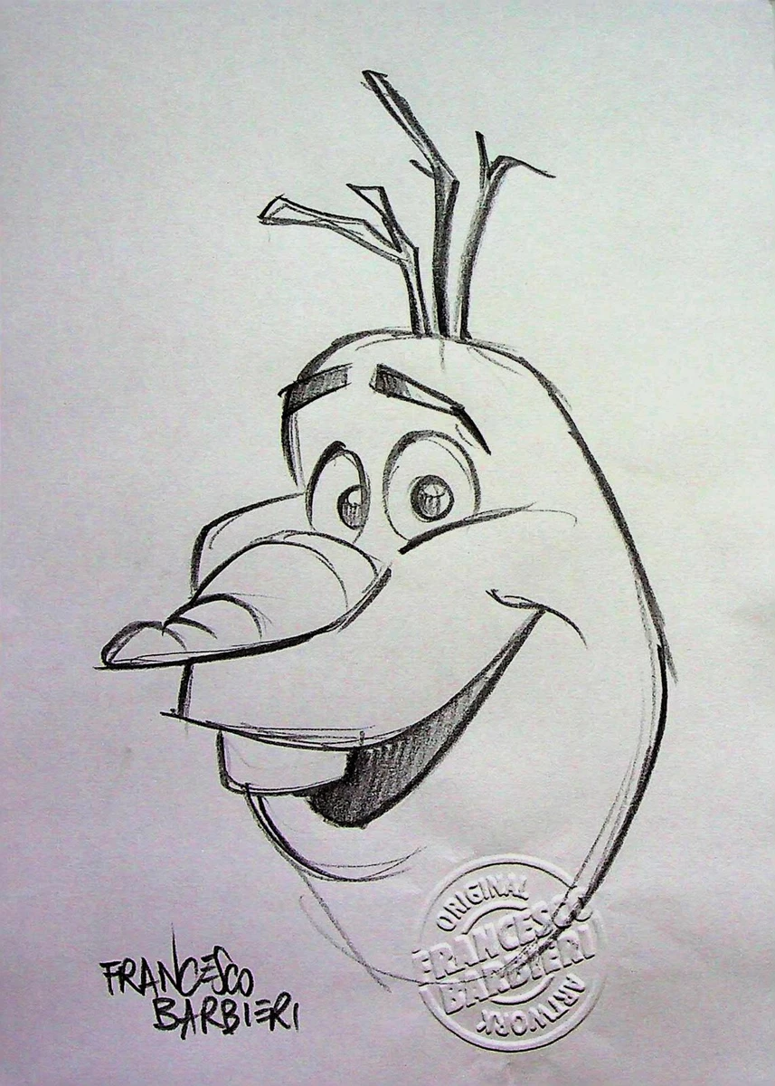Sketches Of Olaf