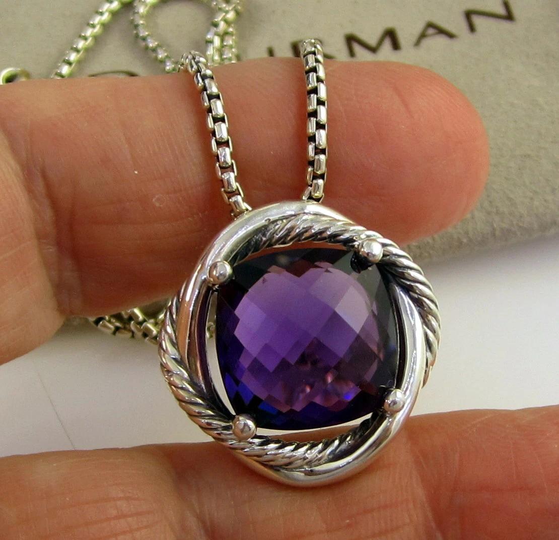 David yurman hotsell amethyst necklace