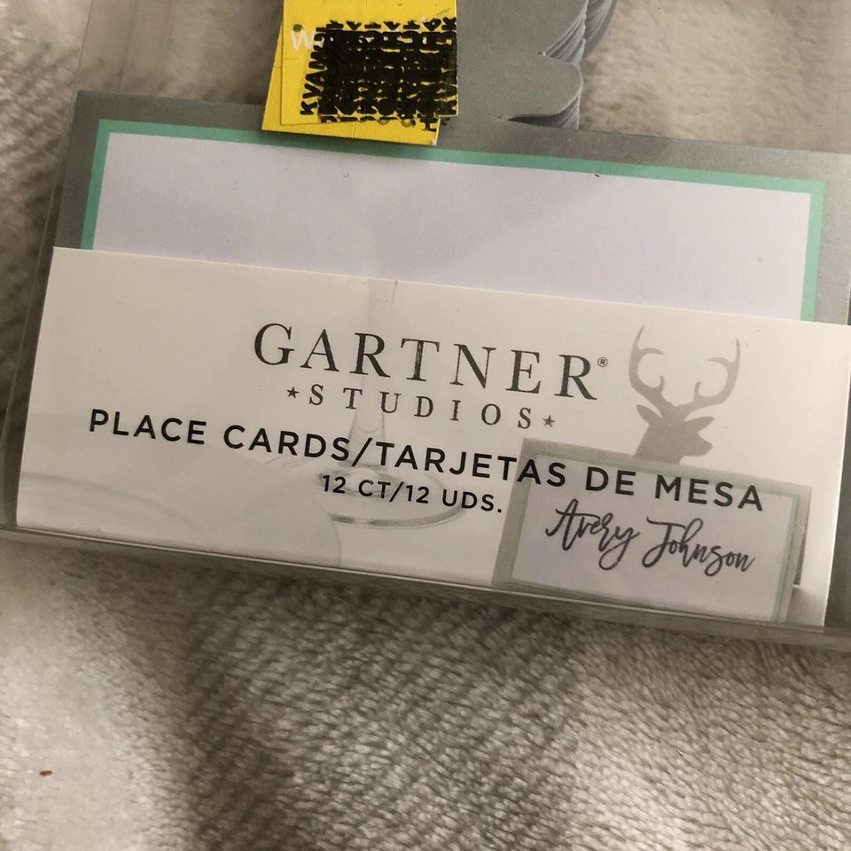 Лот из 132 карточек с вырезом из оленей Gartner 22889 для свадебной вечеринки охоты в лесу - Изображение 4 из 4