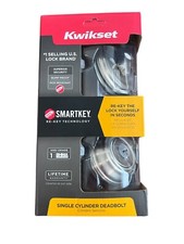 Kwikset Signature Series Round Deadbolt Satin Nickel SmartKey 99800-090 New