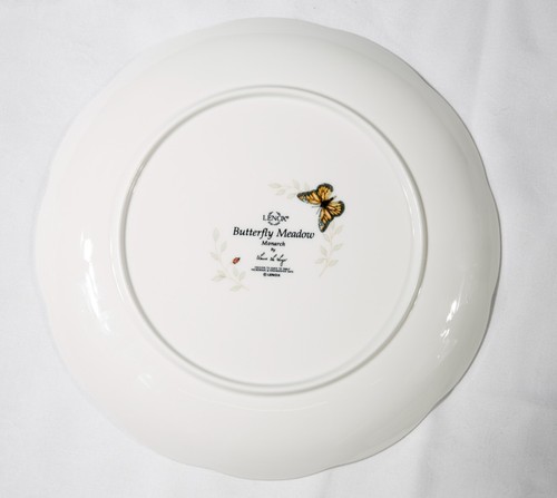Lenox Schmetterlingswiese 5er Set (3 Designs) 11" Essteller mit gewelltem Rand - Bild 2 von 10