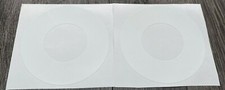 2 x Gloss White Pioneer CDJ Jog Wheel Skins / Covers CDJ 2000 1000 900 850 800 