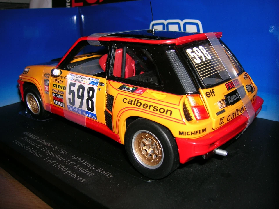 Renault 5 turbo 1:18 R5 turbo Giro d'Italia Calberson Universal hobbies UH  - Immagine 4 di 4