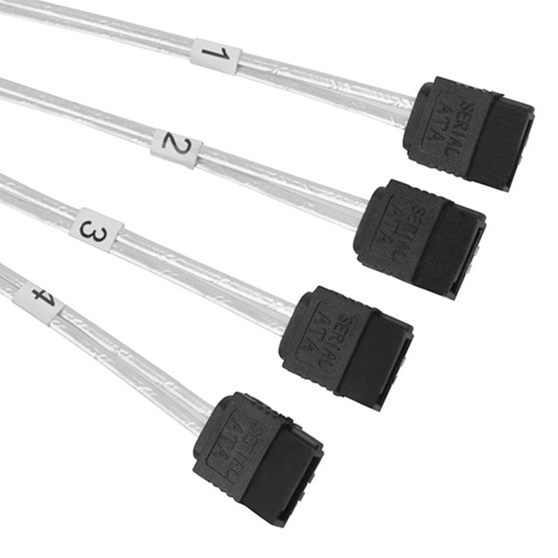 SilverStone CPS03RE 36Pin Minisas SFF8087 to SATA 7Pin+Sideband