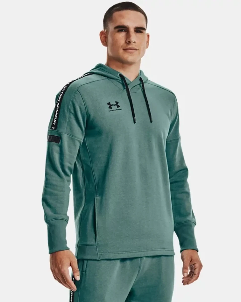 UNDER ARMOUR Mens Green Accelerate Off Pitch Hoodie Medium BNWOT