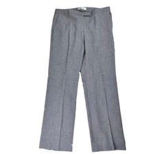 KASPER Women 1PC Light Gray Polyester Elastane Lined Career Dress Pant Size 12P