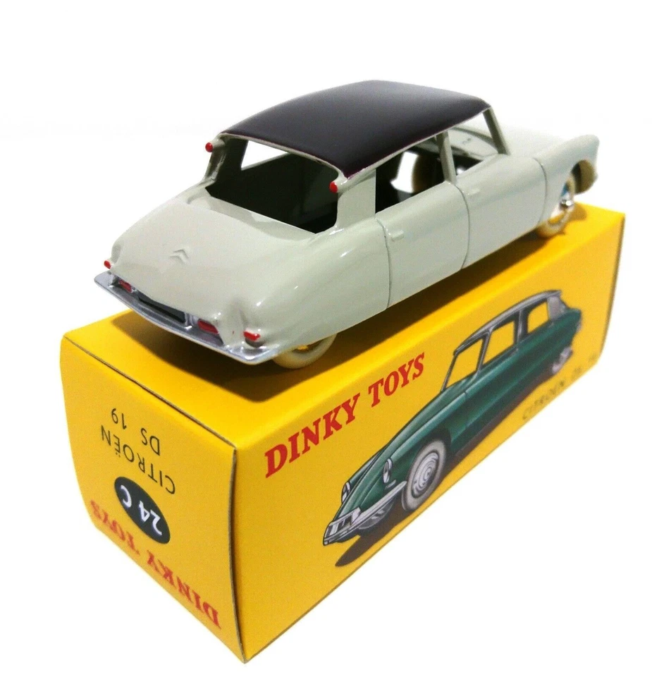 CITROËN DS 19 CREME ET AUBERGINE REF 24C SERIE LIMITEE CADEAU DINKY TOYS ATLAS. - Photo 3/4