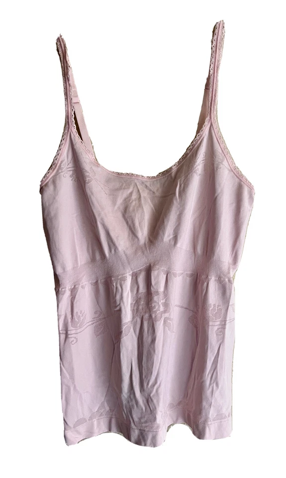 Conjunto de 2 camisolas y bragas italianas de microfibra rosa Olga rosa perforada L nuevo sin etiquetas Foto 2 de 4