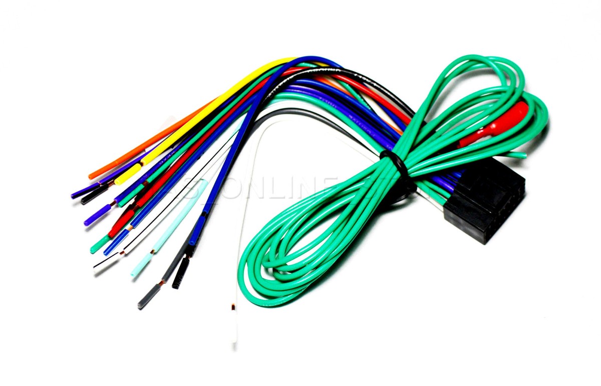 Wire Harness For JVC KW-AV60BT Car Stereo - Replacement Wiring Connector