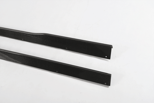 For Ford Mustang Dark Horse 2024UP Real Carbon Side Skirts Extension Lip Panels - Picture 14 of 14
