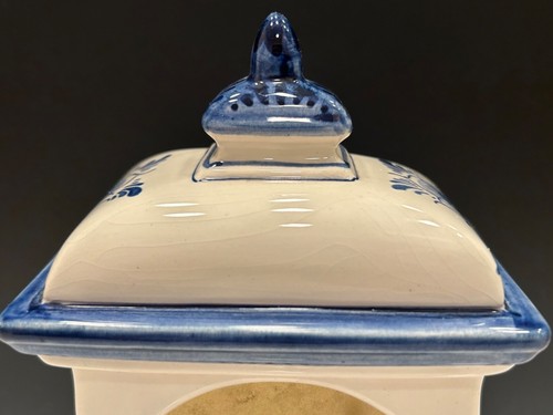 Blue Delft Schoonhoven Holland Clock German Mercedes Quartz Clock/Movements! - Picture 13 of 18
