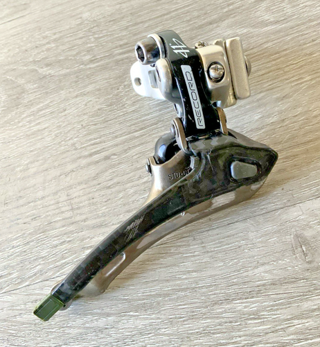 CAMPAGNOLO RECORD FRONT DERAILLEUR DOUBLE BRAZE-ON 11 SPEED MISSING TAIL