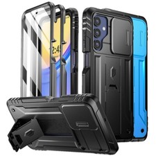 For Samsung Galaxy A15 5G Case Poetic with Kickstand Builtin Screen Camera Cover