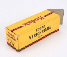 KODAK 118 VERICHROME FILM, TORN BOX, INTACT SEAL, 1948, FOR DISPLAY/cks/212769