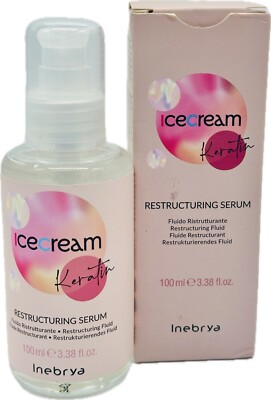 Inebrya Ice Cream Keratin Restructuring Serum, 100ml