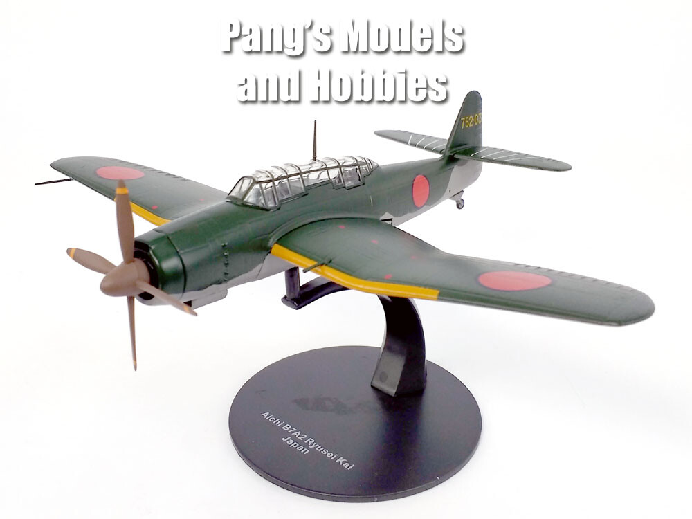 Aichi B7A2 Ryuseikai 1:72 - Modello Pressofuso In Metallo E Plastica, Bombardiere Giapponese