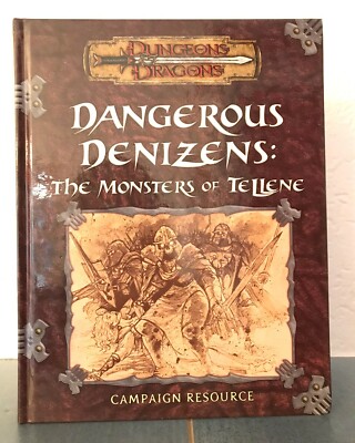 Dungeons & Dragons: Dangerous Denizens - D&D - Hardcover - Monsters of Tellene