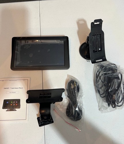 7" Portable Car Wireless Carplay Android Auto Touch Screen - Picture 6 of 6