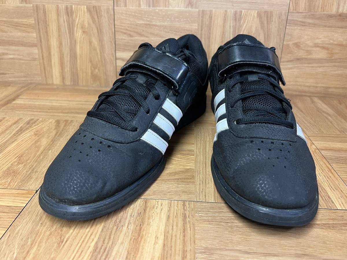 RARE🔥 11.5 - Adidas Powerlift 2 Black Anthracite Lifting Gym