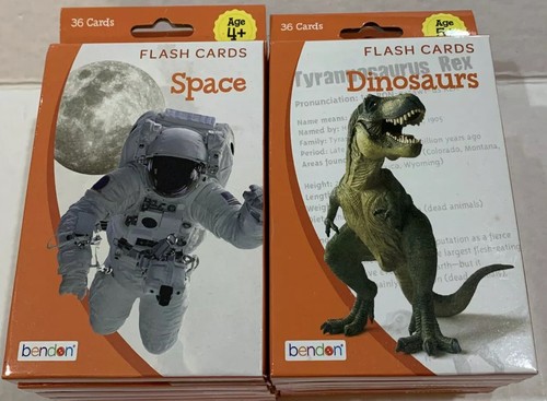 Flash Cards Space Dinosaurs Bendon Flashcards Classroom Homeschool 10 Packs - Picture 10 of 12