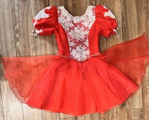 Elaborate Beads Sequins Crystals Vntg Ballet Tutu Dress Dance Costume Girl 10-12