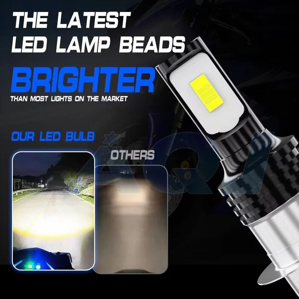 Super LED light bulb for 1987-1993 SUZUKI LT230E QUADRUNNER ATV HEADLIGHT: USA - Image 3 of 4