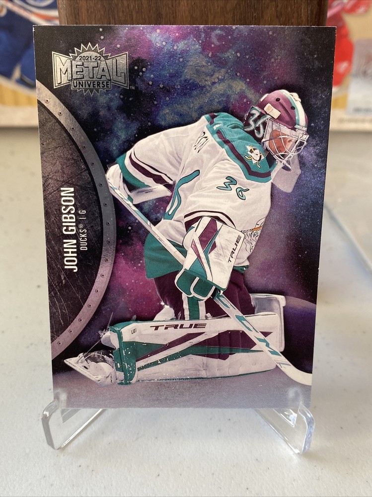 2021-22 UD - Metal Universe - Alternate Jersey John Gibson 106