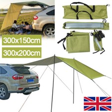 Car Awning Shelter Portable Canopy Side Fishing SUV Tarp Tent Anti-UV Sun UK