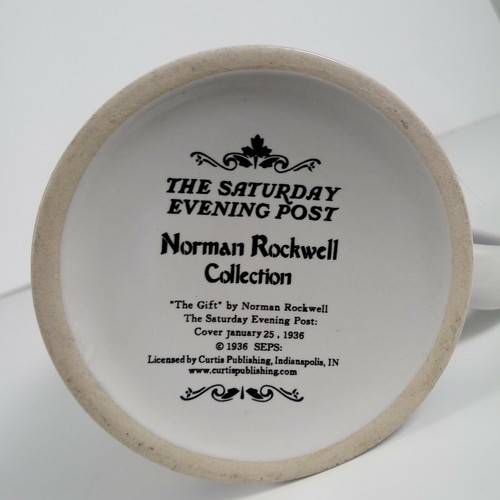Norman Rockwell Coffee Mugs "Doctor & Doll" - "The Gift" Saturday Evening Post - Picture 7 of 12