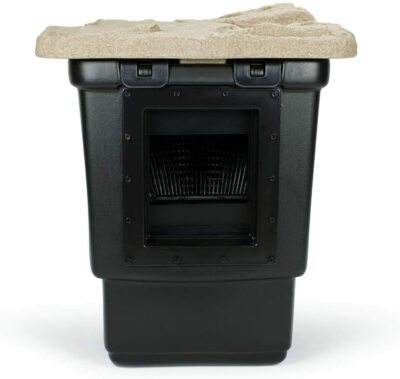 Aquascape 43022 Signature Series 1000 Pond Skimmer w/ Faux Rock Lid 8'' Weir