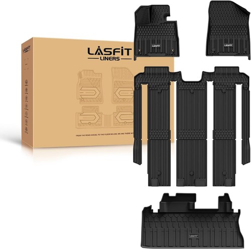 2021-2025 Toyota Sienna 7-Seat LASFIT Floor Mats Protection TPE Cargo Liner ⭐F4⭐ - Picture 1 of 9