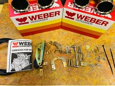 Weber Webcon DCOE twin carb linkage twin cable cable LP2000