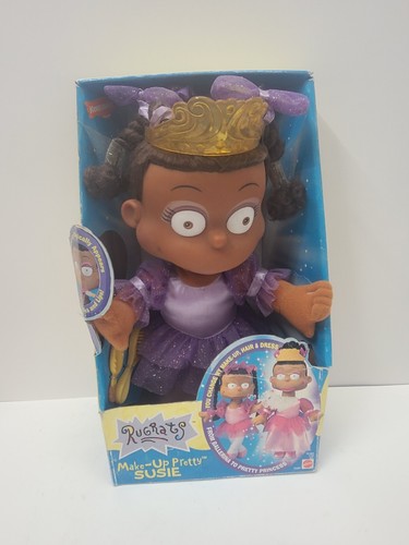 Nickelodeon Rugrats Make Up Pretty Susie Carmichael Princess Doll Mattel 1999 - Afbeelding 1 van 19