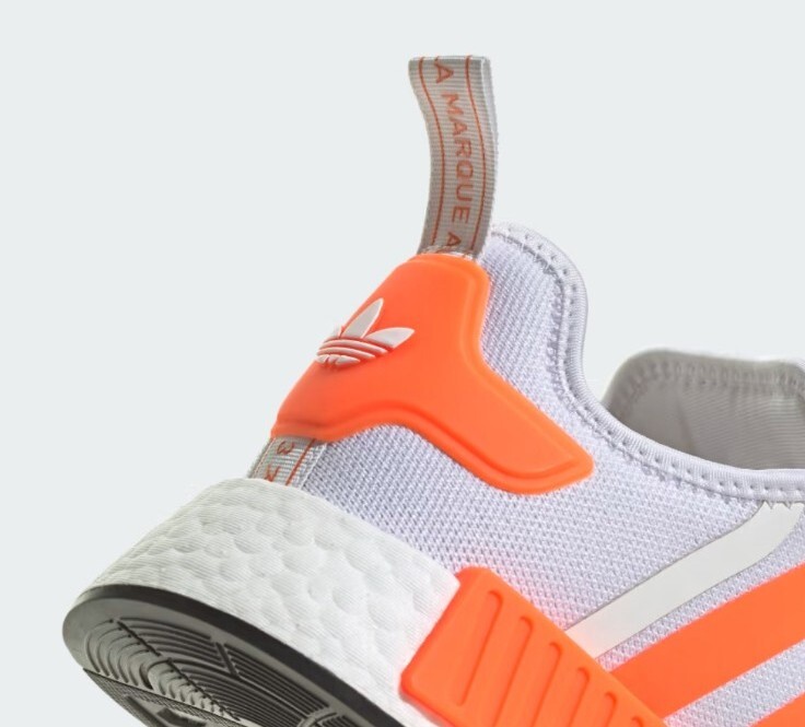 Adidas Originals NMD_R1 White Solar Orange Size 12.5 Size 12 - adidas NMD_R1 White Solar Orange for sale online  main image 4