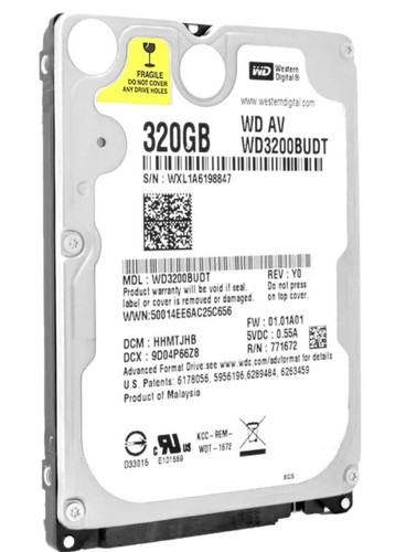 Hard Drive WD 320Gb WD3200BUDT 32 MB Cache 5400Rpm SATA II 2,5 " Inch - Picture 2 of 10