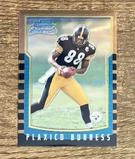 2000 Bowman Chrome /499 Plaxico Burress #174 Rookie RC