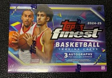 2024-25 TOPPS FINEST HOBBY BREAKER'S DELIGHT BOX (3 AUTOs) Basketball