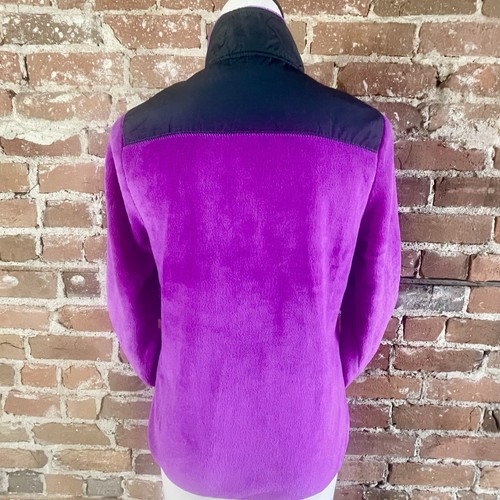 Chaqueta EMILY B Cremallera Completa Para Mujer Oso de Peluche Mediano Suave Vellón Fucsia y Negro - Imagen 3 de 10