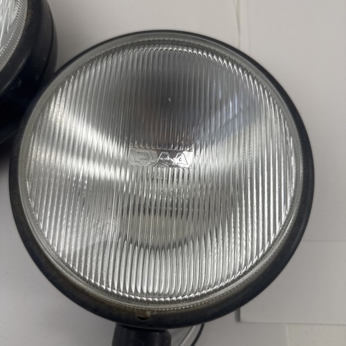 PIAA Vintage 7" Driving/Fog/Off Road Lights Black Steel Housing WORK Round - Picture 2 of 10