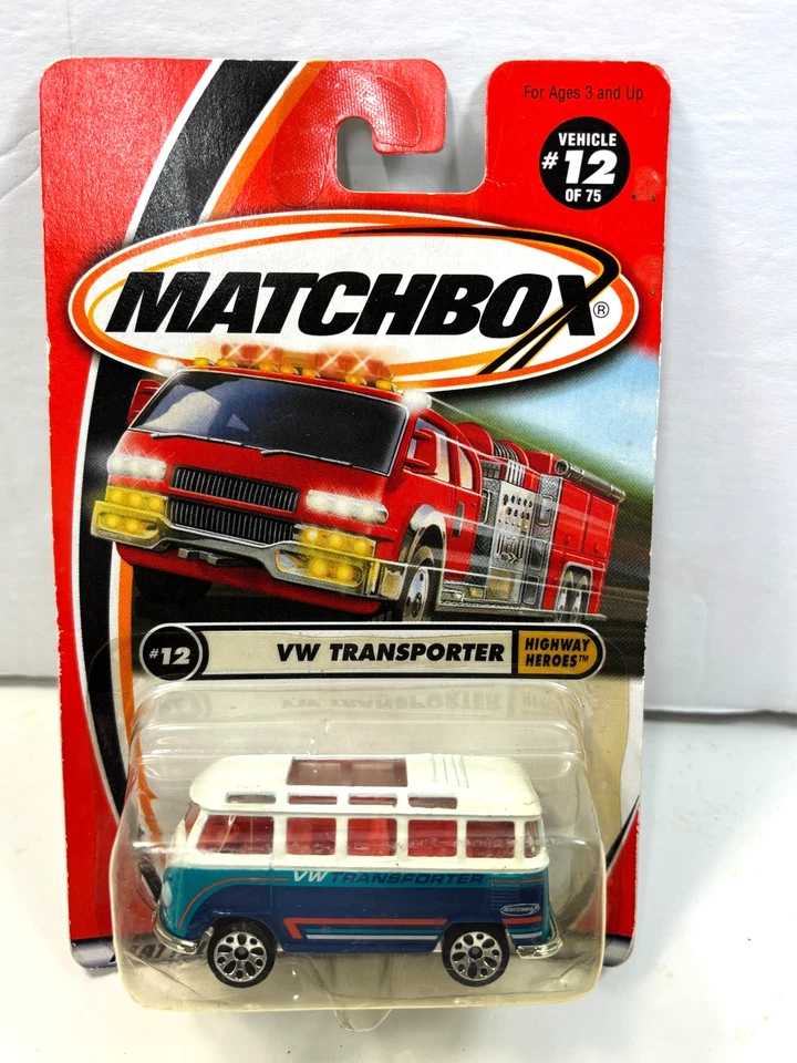 3- Matchbox VW Vans~ Blue Transporter-67 Delivery Van~ 67 Transporter - Image 4 of 4