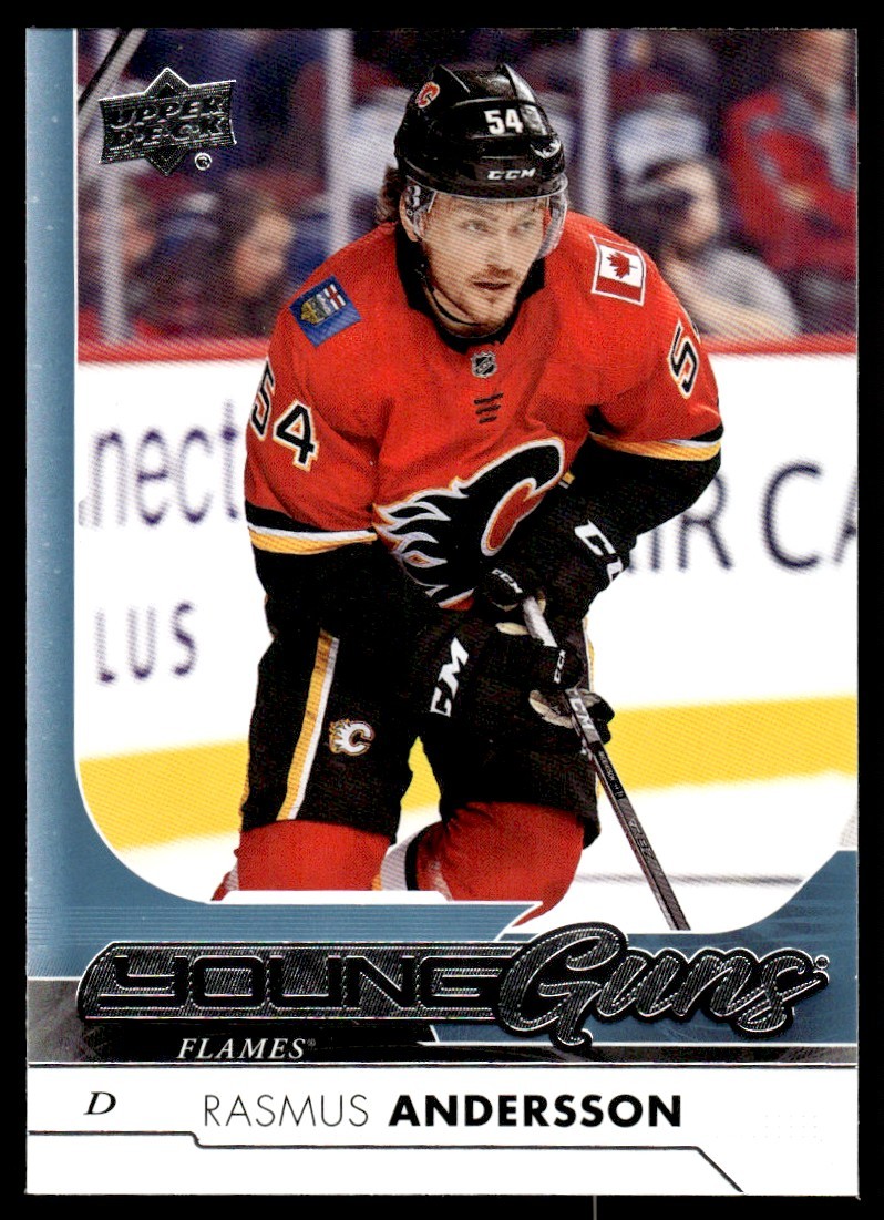 2017-18 Upper Deck Young Guns Rasmus Andersson Rookie Calgary Flames #218