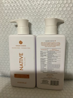 2x Native Moisturizing Facial Cleanser Sugar Cookie 12fl Each